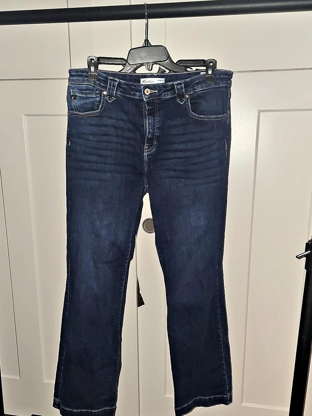 Kancan High Rise Pocket Flap Trouser Flare